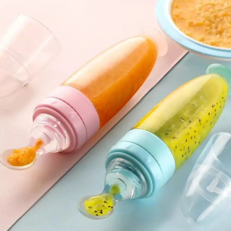 Cuchara Alimentacion Bebe Silicona