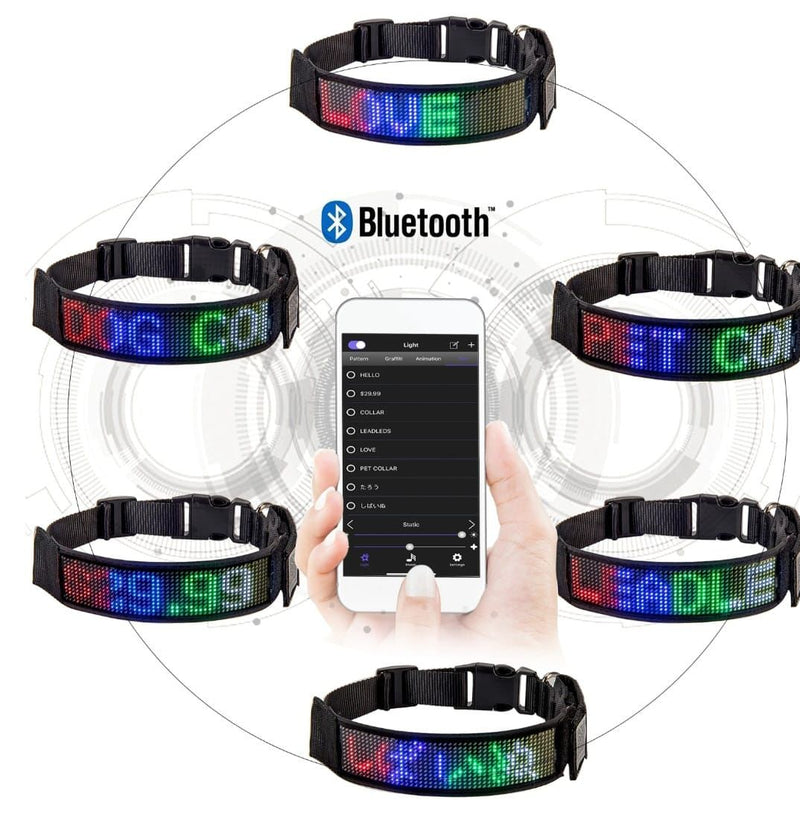 Collar LED Inteligente Para Mascotes