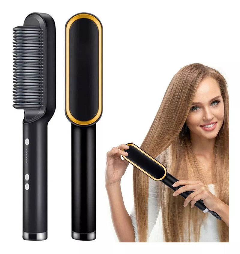 Cepillo Profissional Alisador de Cabello 2 en 1 - GlamHair®