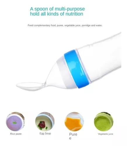 Cuchara Alimentacion Bebe Silicona
