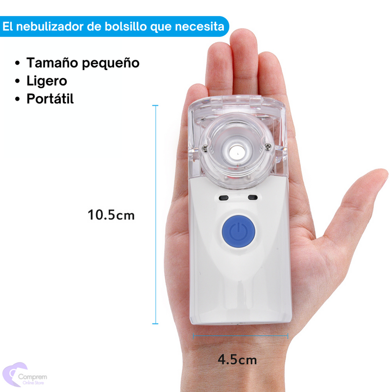 Nebulizador Ultrasónico Portatil para Adultos y Niños