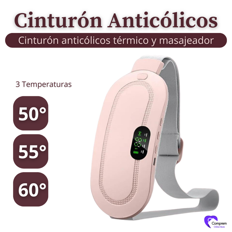 Cinturón de Masaje Anticólico con Batería Recargable
