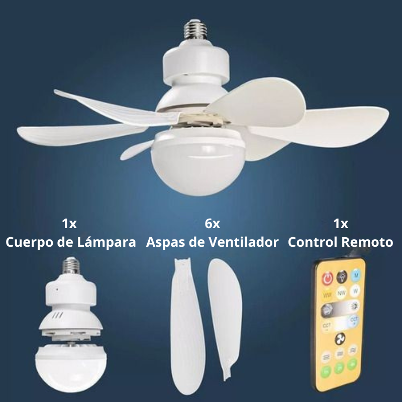 Ventilador de Techo con Luz Led