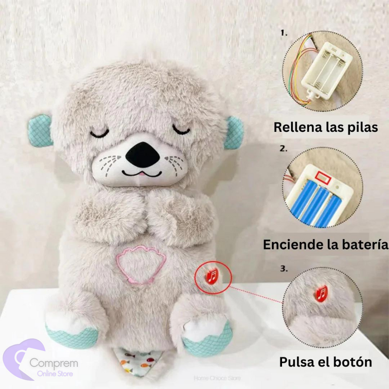 Nutria de Peluche que Respira