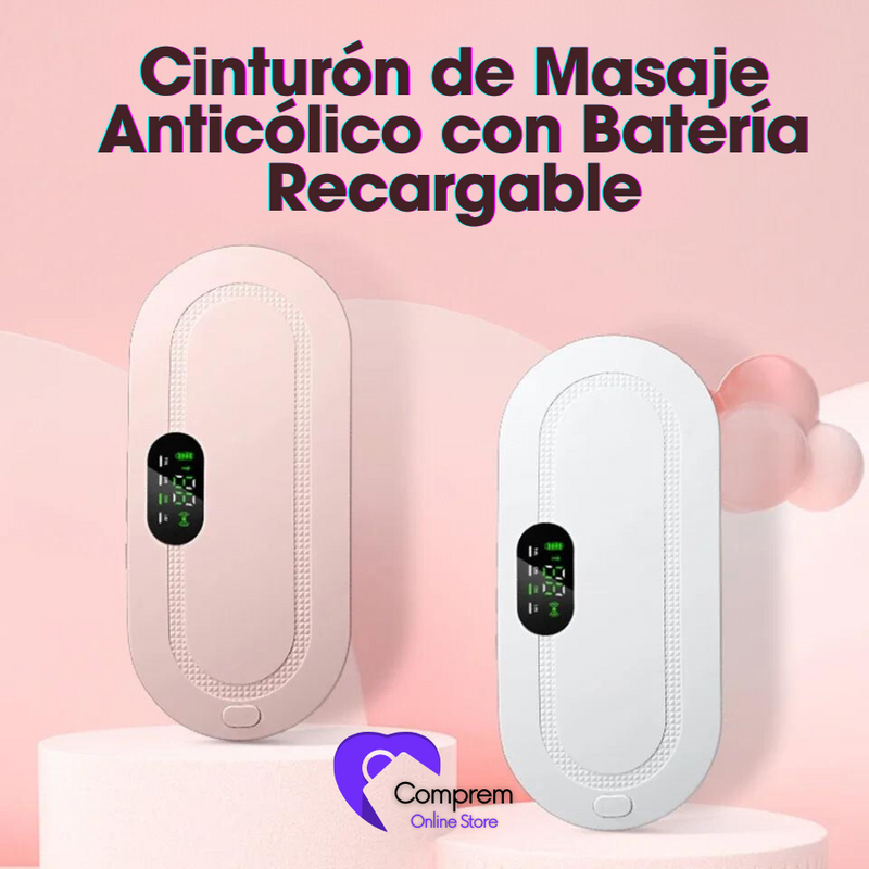 Cinturón de Masaje Anticólico con Batería Recargable