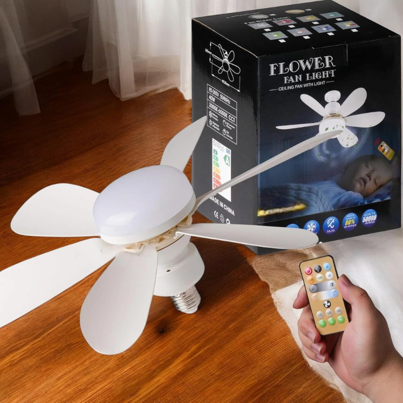 Ventilador de Techo con Luz Led