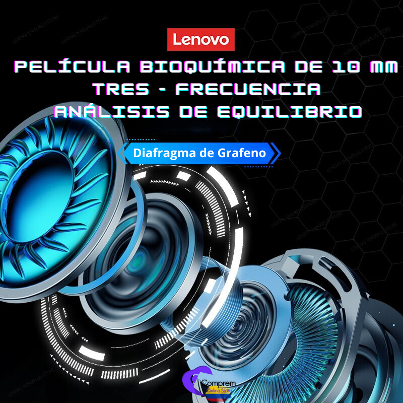 Audífonos Lenovo GM2 PRO Bluetooth