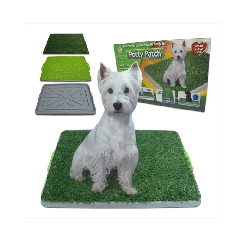 Tapete Pasto Entrenamiento de Mascotas
